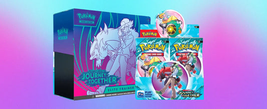 Pokemon Journey Together March 2025 Mini Portfolio und Booster Pack EN