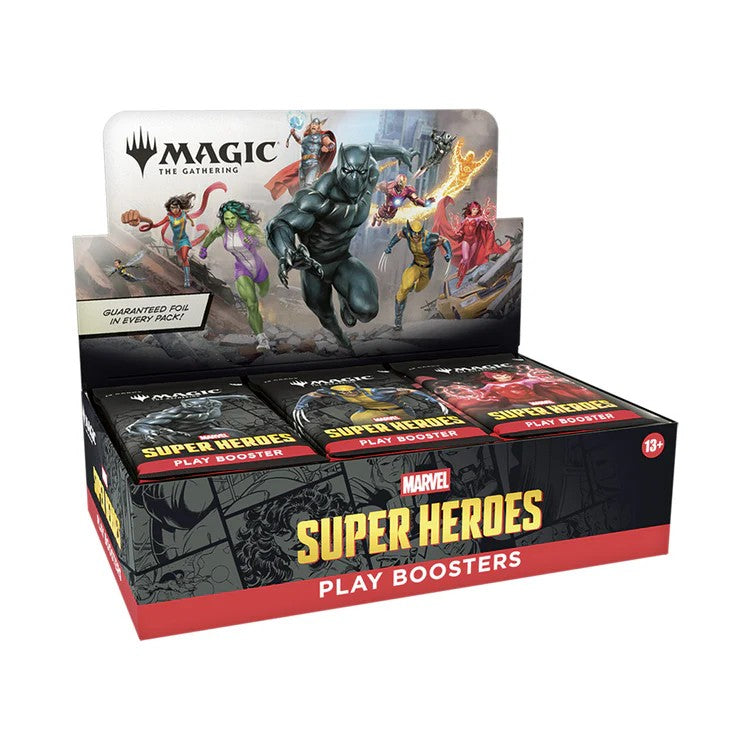 Marvel Super Heroes - Play-Booster-Display (30 Play-Booster) - englisch