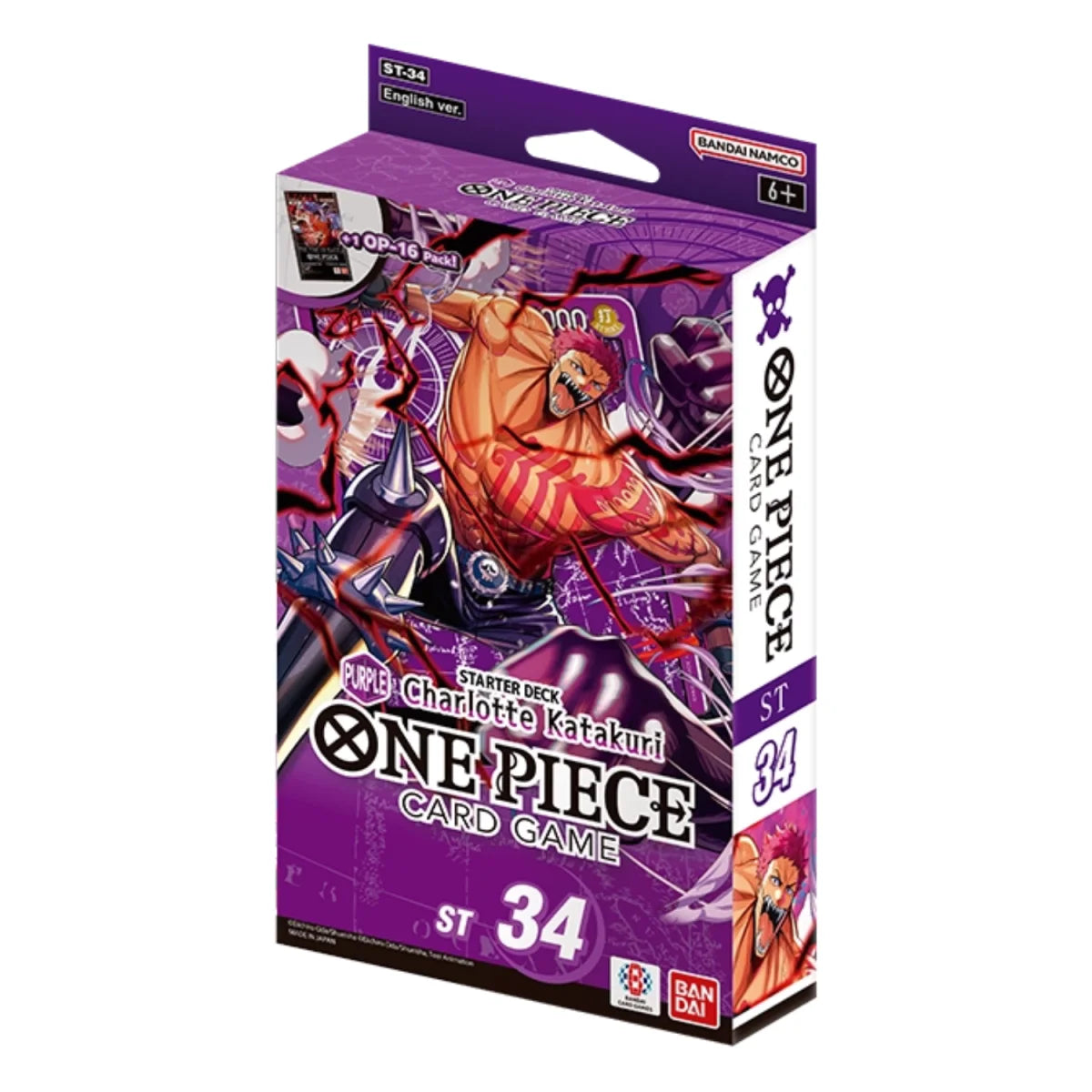 One Piece Card Game - Starter Deck - PURPLE Charlotte Katakuri ST-34 (englisch) VORVERKAUF