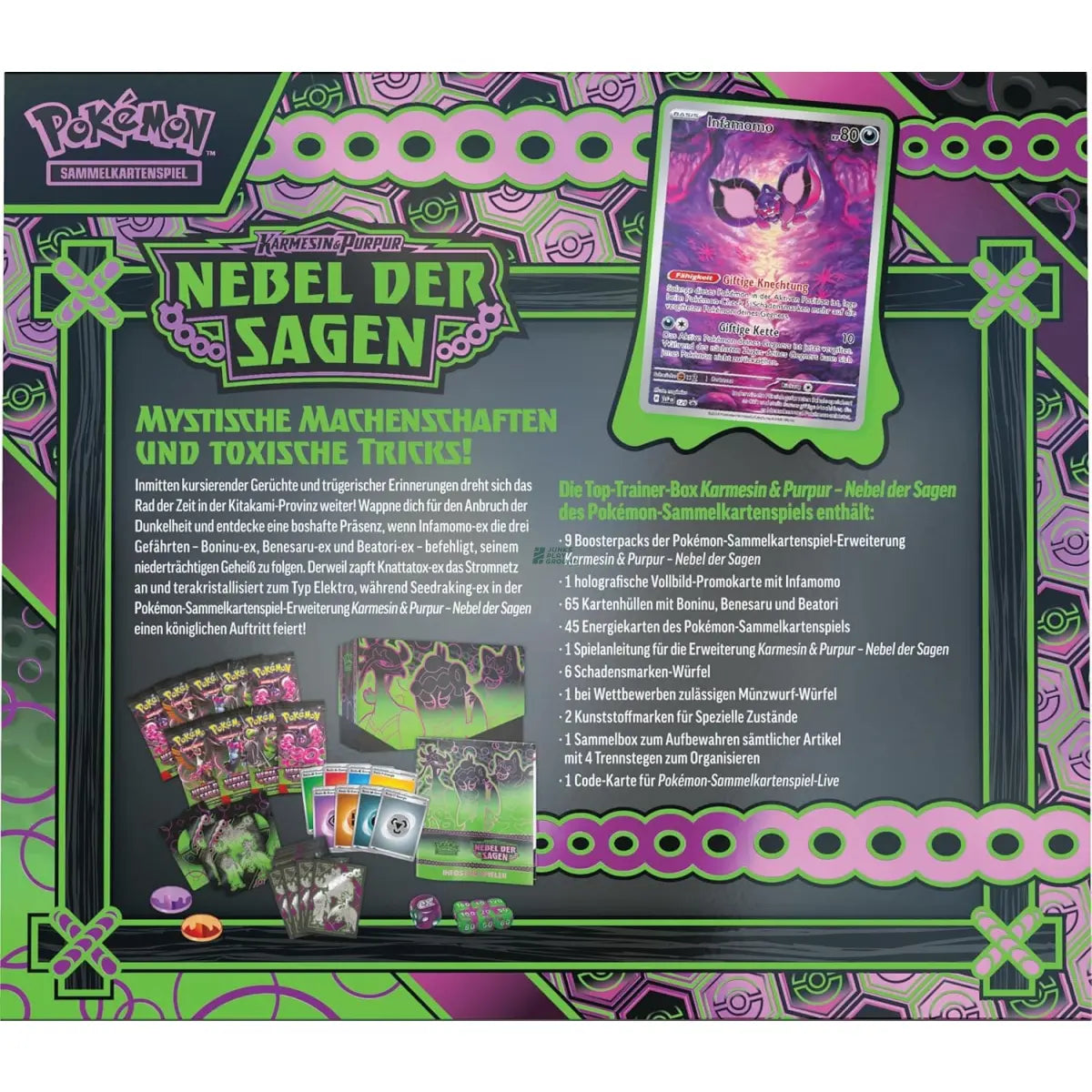 Pokémon Karmesin & Purpur 6.5 - Nebel der Sagen - Top Trainer Box