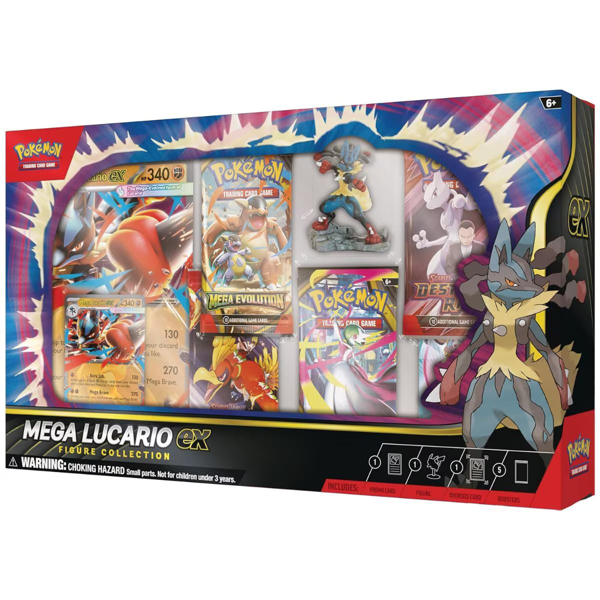 Pokémon-Sammelkartenspiel: Figuren-Kollektion Mega-Lucario-ex (englisch)