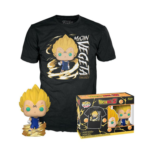 Funko POP! POP&Tee: DBZ - Majin Vegeta Größe L