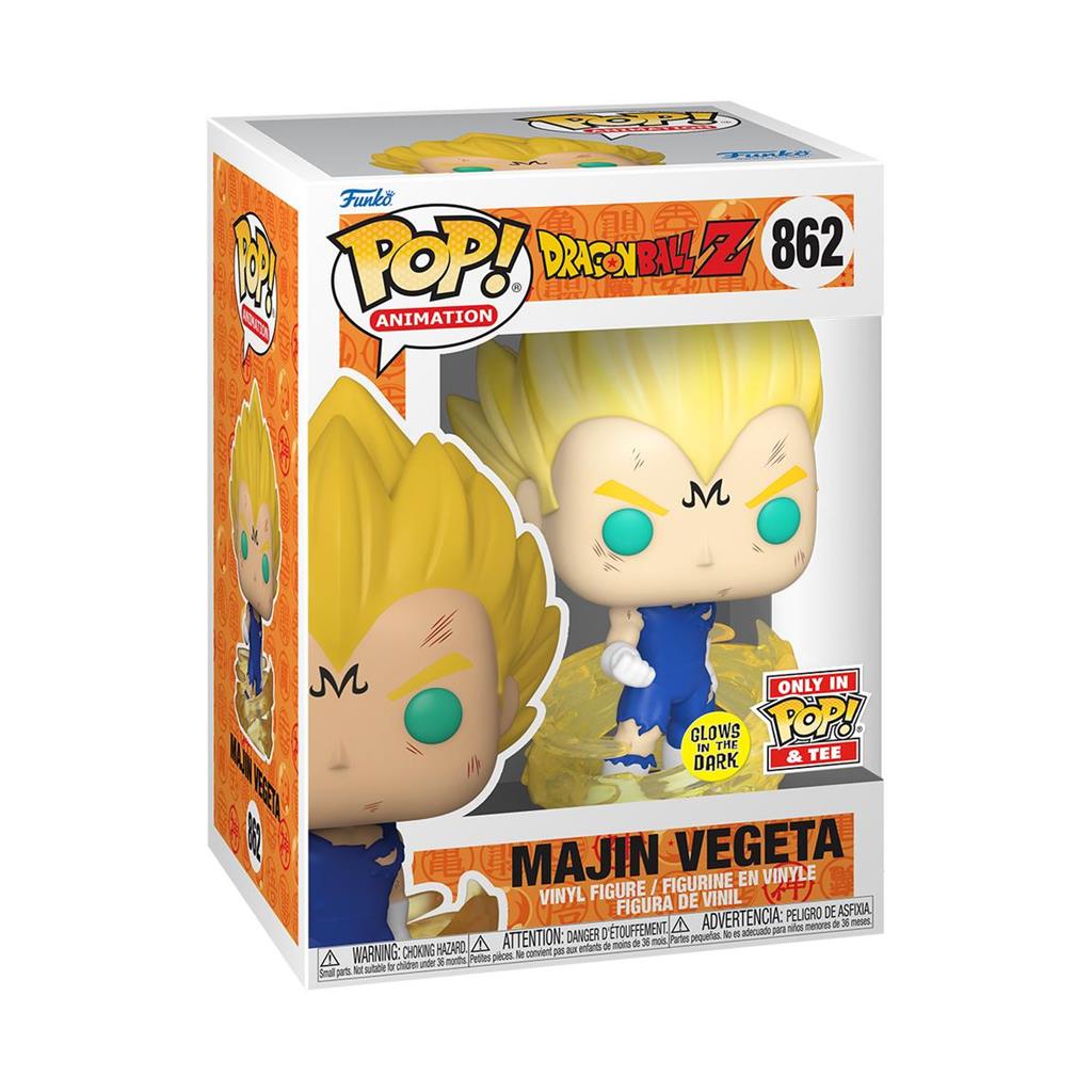 Funko POP! POP&Tee: DBZ - Majin Vegeta Größe L