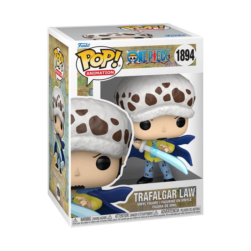 POP! Animation: Trafalgar Law w/Blue Anesthesia - One Piece