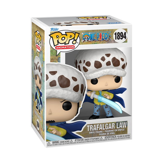 POP! Animation: Trafalgar Law w/Blue Anesthesia - One Piece