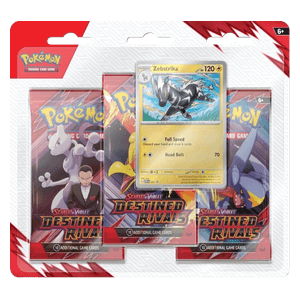 Pokemon Ewige Rivalen: Zebritz 3-Pack Blister ENG