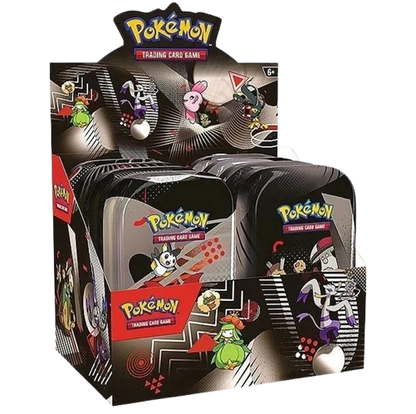 Scarlet & Violet - Black Bolt & White Flare Unova Mini Tin Display - Englisch