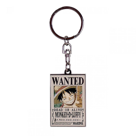 One Piece - Keychain Stil: "Wanted Luffy"