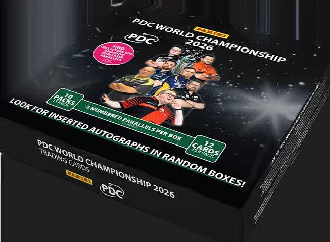 3 x Booster 2026 PANINI PDC World Championship Darts Cards Collectors Box