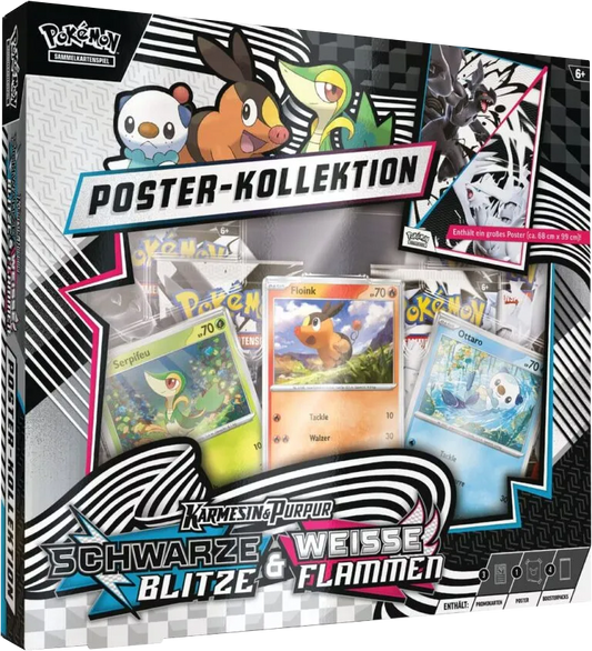 Schwarze Blitze & Weiße Flammen: Unova Poster Kollektion