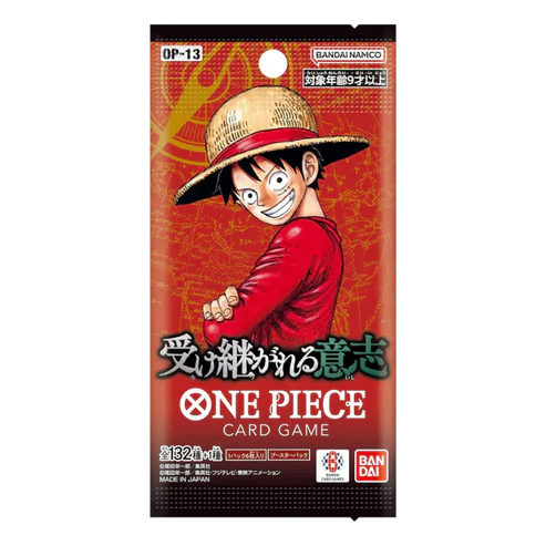 6 x One Piece Card Game - Carrying on His Will Booster JP
