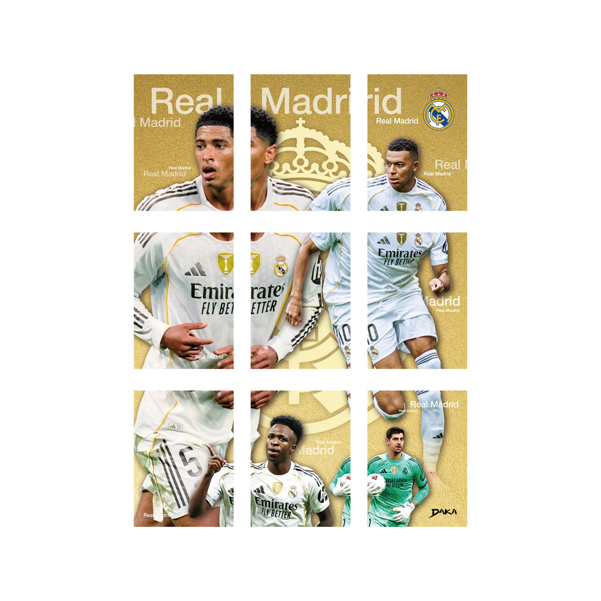 Daka 2025-26 Real Madrid Top Audience - Hobby Box