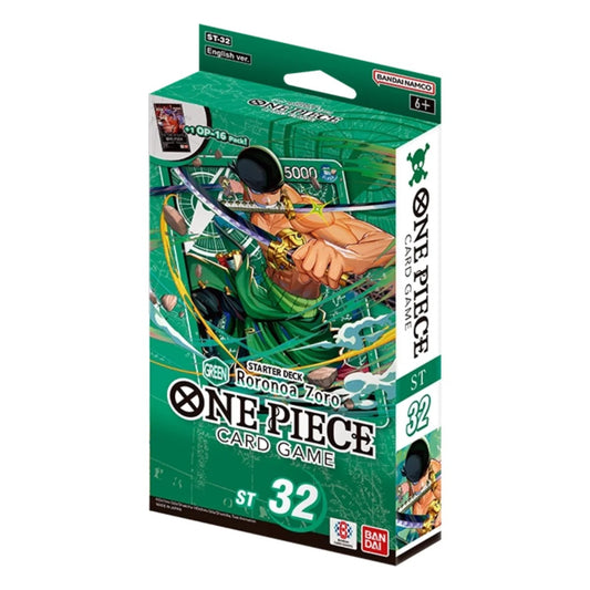 One Piece Card Game - Starter Deck - GREEN Roronoa Zoro ST-32 (englisch) VORVERKAUF