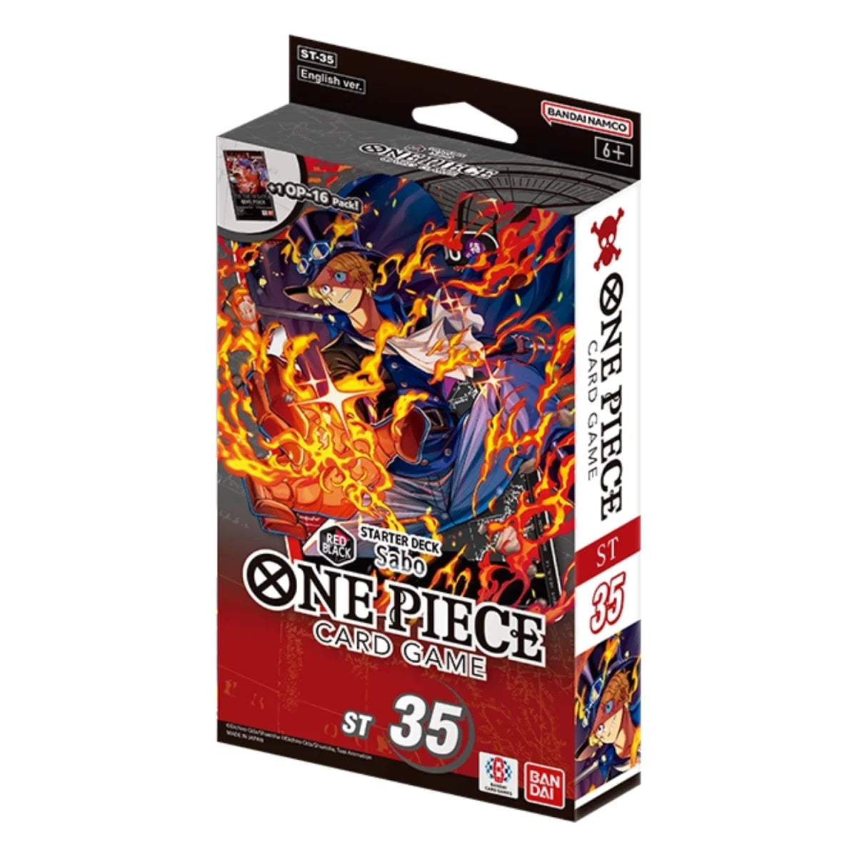One Piece Card Game - Starter Deck - RED/BLACK Sabo ST-35 (englisch) VORVERKAUF