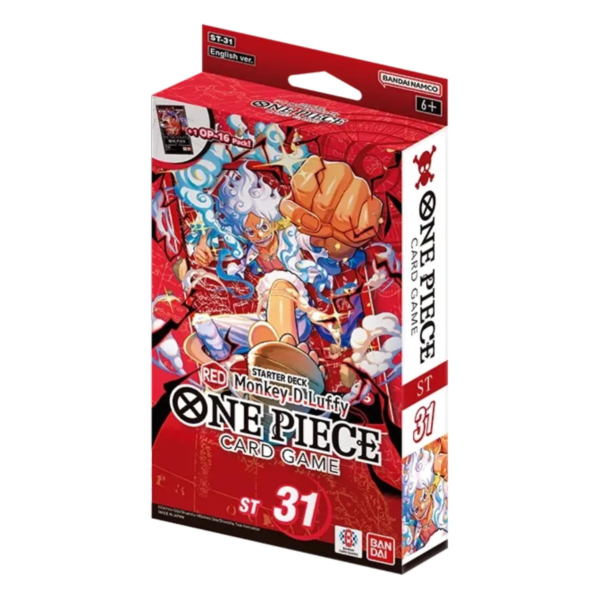 One Piece Card Game - Starter Deck - RED Monkey.D.Luffy ST-31 (englisch) VORVERKAUF