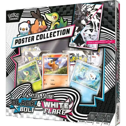Pokémon Black Bolt & White Flare Unova Poster Collection