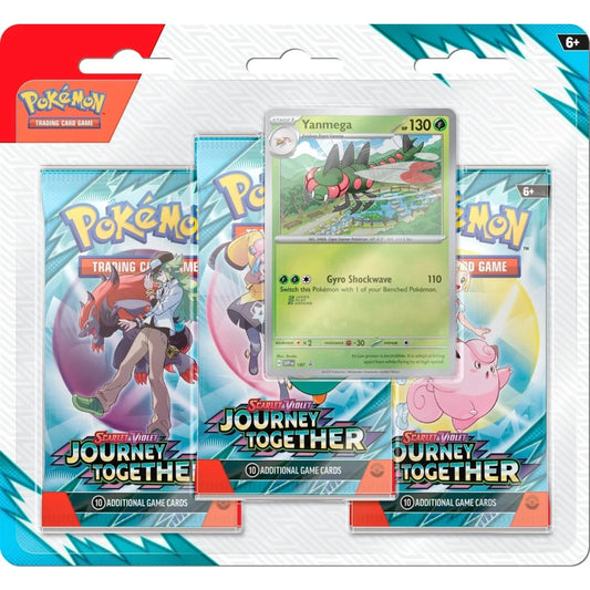 Pokémon Scarlet & Violet 9 Journey Together - Yanmega - 3-Pack-Blister
