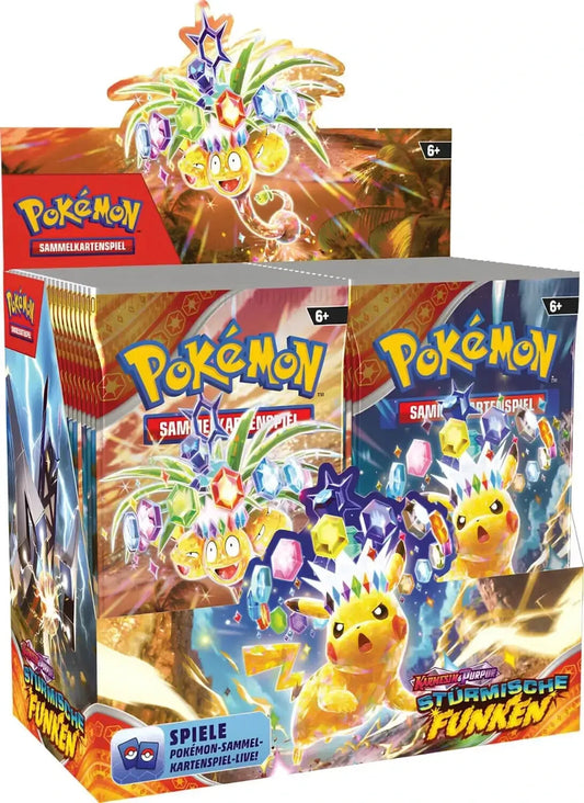 Pokemon Karmesin & Purpur Stürmische Funken Booster Display DE