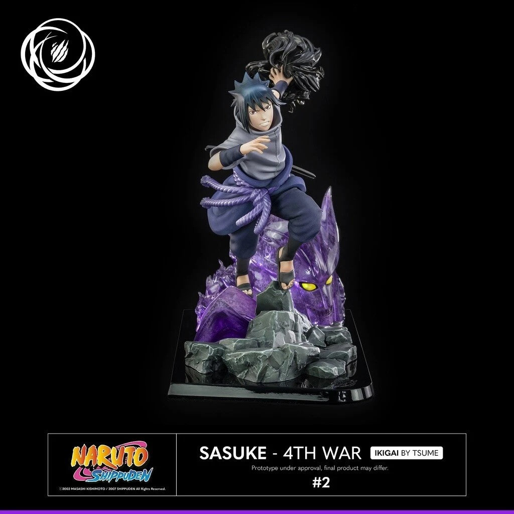 NARUTO - Fourth Great Ninja War Ikigai Sasuke Uchiha 1/6 Polystone Statue Tsume