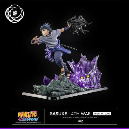 NARUTO - Fourth Great Ninja War Ikigai Sasuke Uchiha 1/6 Polystone Statue Tsume