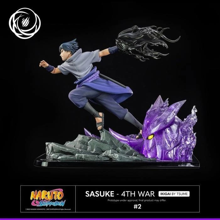 NARUTO - Fourth Great Ninja War Ikigai Sasuke Uchiha 1/6 Polystone Statue Tsume