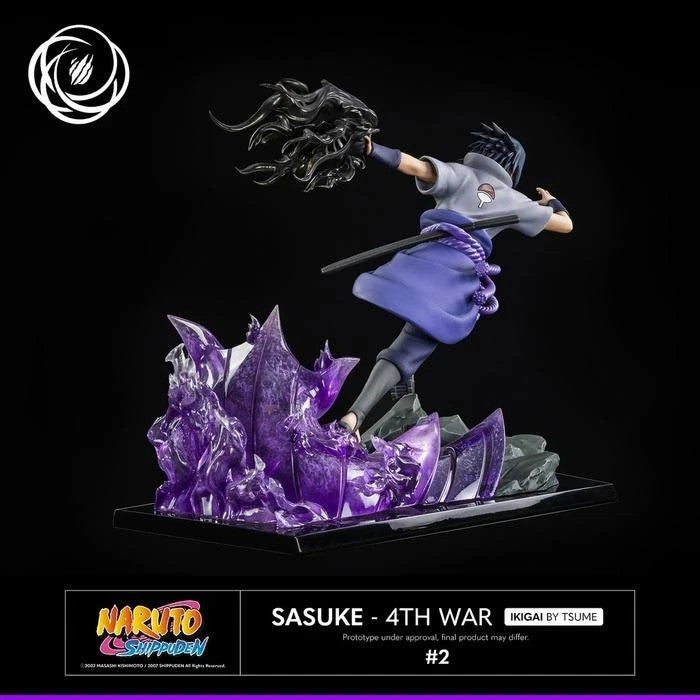 NARUTO - Fourth Great Ninja War Ikigai Sasuke Uchiha 1/6 Polystone Statue Tsume