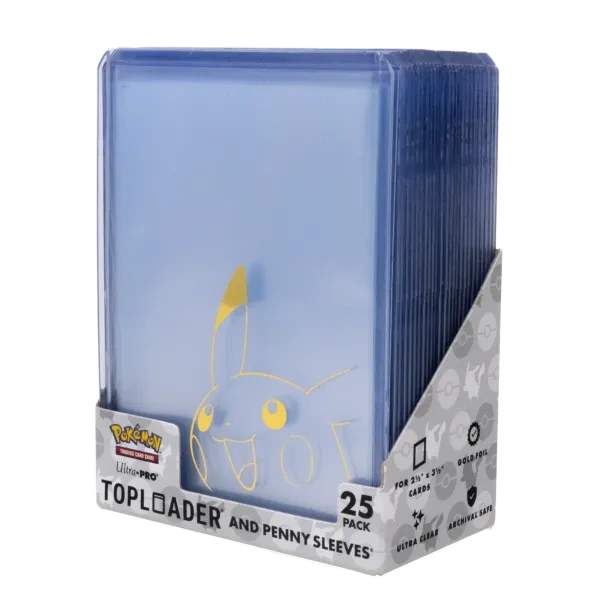 Ultra Pro Pikachu Toploader and Penny Sleeves (35pt.) - 25 Stück